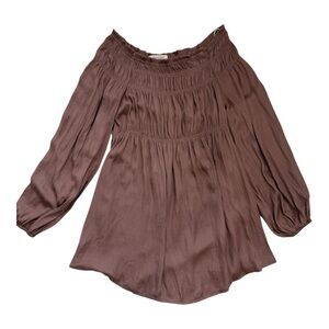 Mustard seed . Elegant Brown Women's dress